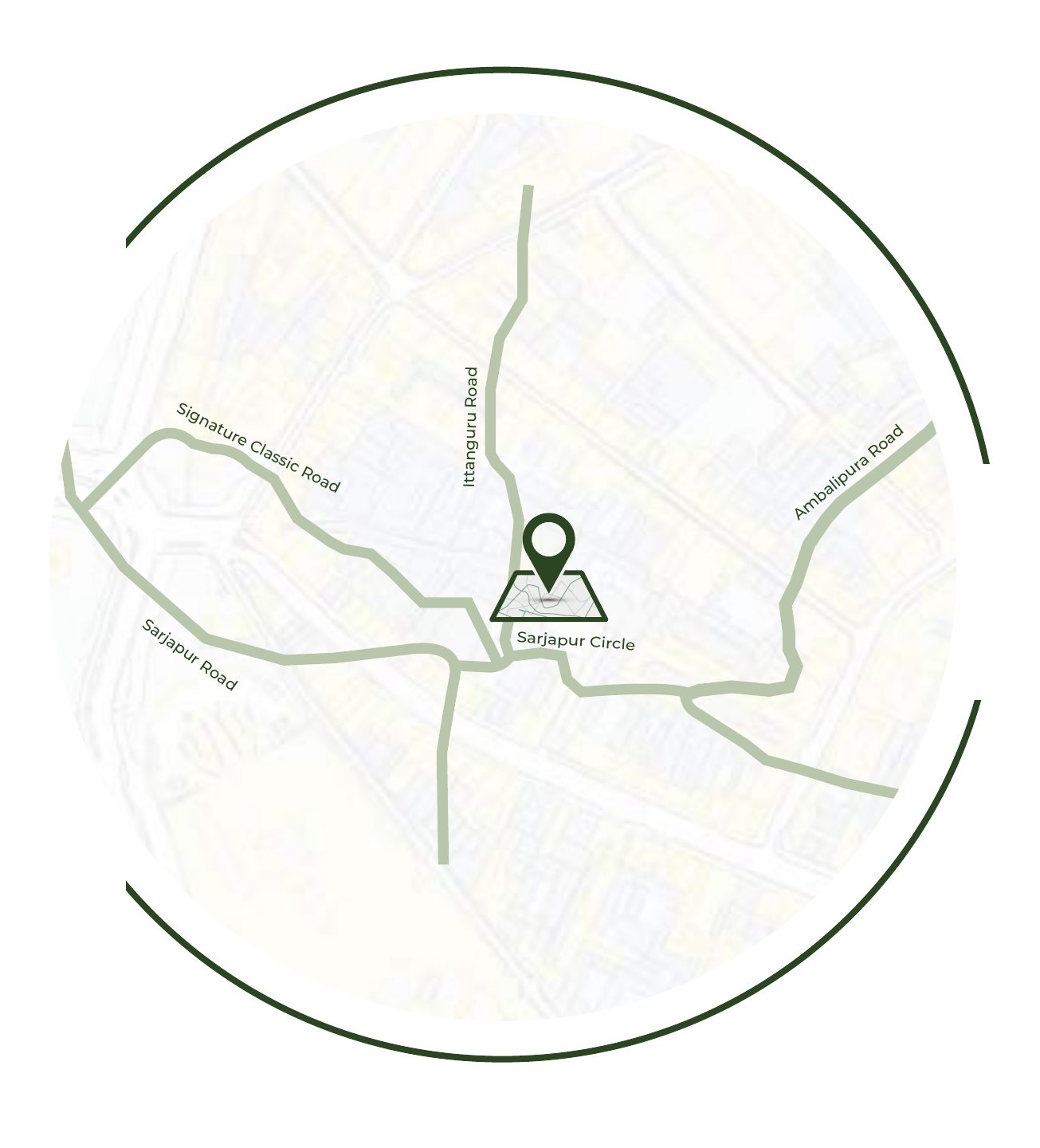 Code Name TOL — Location Map, Sarjapur